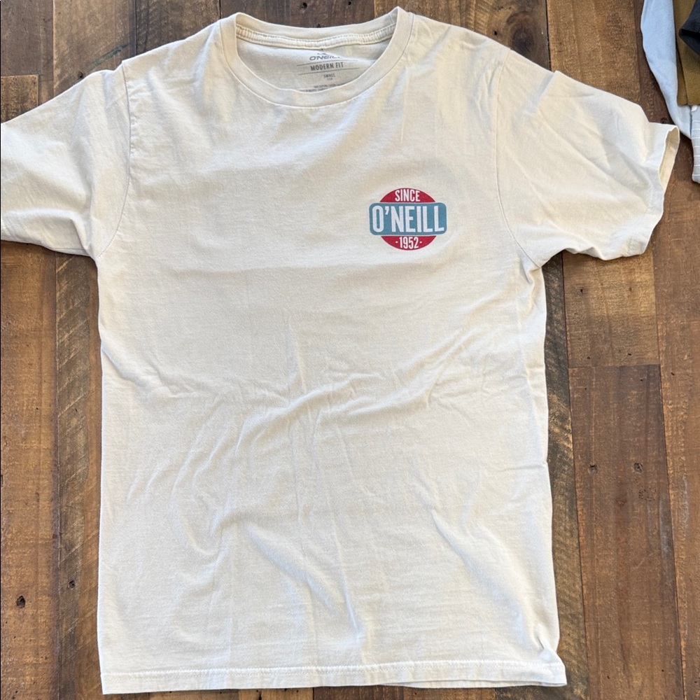 O'Neill Off-White Short Sleeve Tee